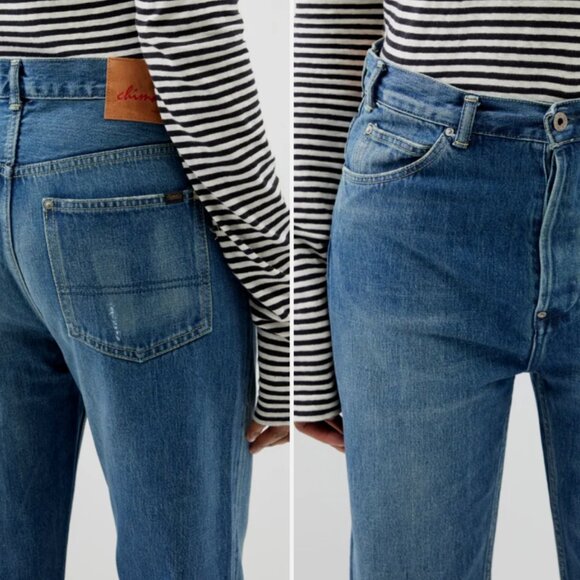 Chimala  Selvedge straight-leg jeans, size 26 - Picture 4 of 7